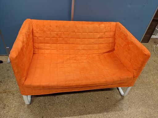 (売約済み)IKEA イケア KNOPPARP 美品 省スペース シンプル 2人掛けソファー ラブソファ