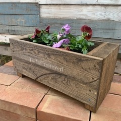 木製プランター［鉢カバー）の画像