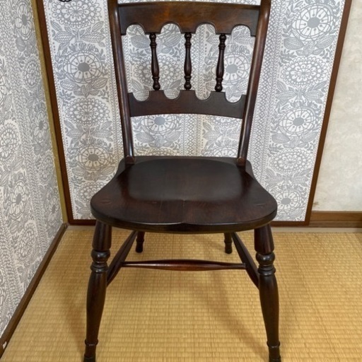 sold outありがとうございました。北海道の民芸家具（チェスト、椅子、スタンド）セット