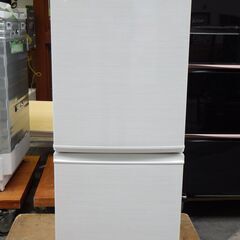 美品 SHARP 冷凍冷蔵庫 2019年製 SJ-D14E-W ...