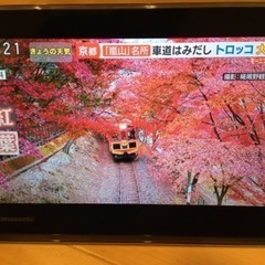 Panasonic viera ブルーレイディスクプレーヤー　HDDレコーダー付ポータブルテレビの画像