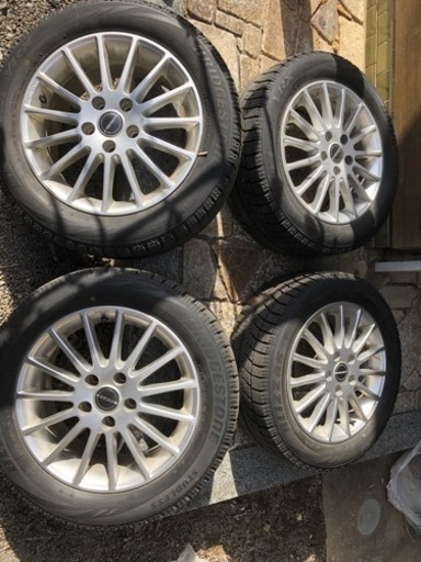 ブリザックVRXZ 205/55R16スタッドレスタイヤ。BORBET KBA46044セット（アルミ付き）