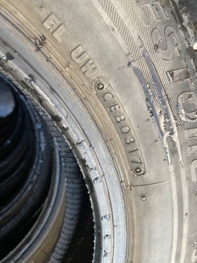 ■14インチ スタッドレス タイヤ BRIDGESTONE 165/70R14 2017年☆4本セット☆
