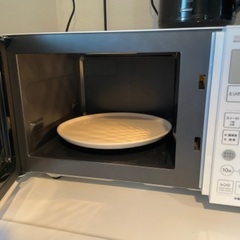 12/11以降お渡し　ヤマダセレクト　2021年製　電子レンジ　美品の画像