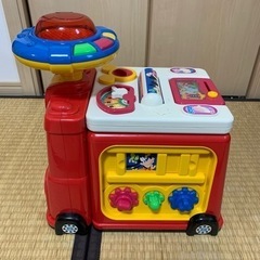 ★引き取り限定★ディズニー　車　乗り物　おもちゃ　型はめ　知育玩具の画像