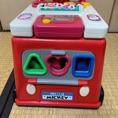 ★引き取り限定★ディズニー　車　乗り物　おもちゃ　型はめ　知育玩具の画像
