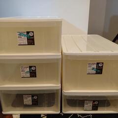 押入れケース　ニトリ　５個セットの画像