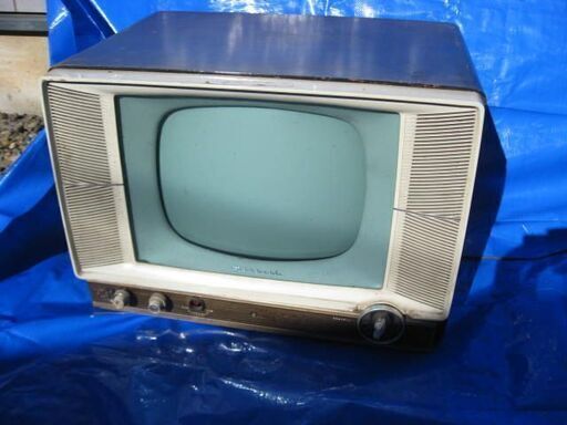 GENERAL ゼネラル ブラウン管テレビ 真空管テレビ 14-SB インテリア 昭和レトロ 当時物