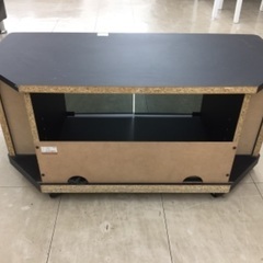 テレビ台 キャスター付 ブラックの画像