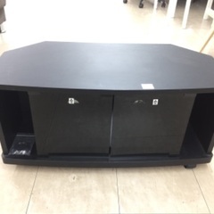 テレビ台 キャスター付 ブラック