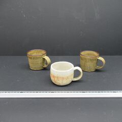 【陶器製】マグカップ（3個）の画像