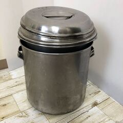 寸胴 深鍋 2点セット　両手鍋 深型鍋 蓋あり 調理器具 厨房機器 飲食店 TYの画像