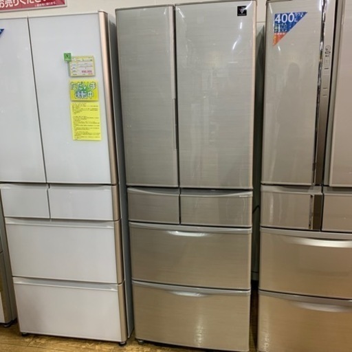 12/12 値下げ⭐️プラズマクラスター⭐️2018年製 SHARP 455Lフレンチドア冷蔵庫 SJ-F462D シャープ