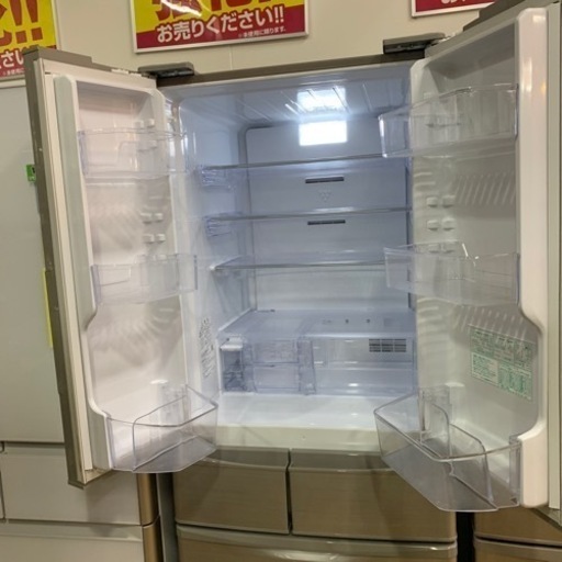 12/12 値下げ⭐️プラズマクラスター⭐️2018年製 SHARP 455Lフレンチドア冷蔵庫 SJ-F462D シャープ