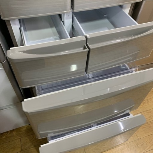 12/12 値下げ⭐️プラズマクラスター⭐️2018年製 SHARP 455Lフレンチドア冷蔵庫 SJ-F462D シャープ