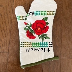 ハワイ　ハイビスカス　ミトン　鍋つかみ