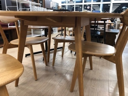 ＊大川家具　ダイニング5点セット