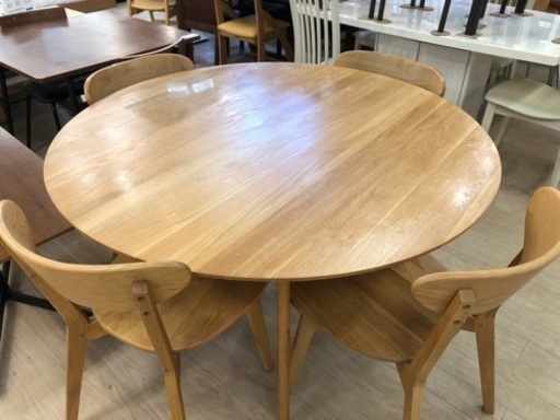 ＊大川家具　ダイニング5点セット