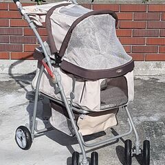 ★値下げしました！　美品！　GEX わんわんカート多頭用★