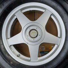 15×７J　アルミホイール4本セット　スタッドレスタイヤ付の画像