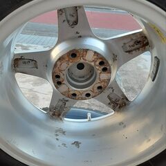 15×７J　アルミホイール4本セット　スタッドレスタイヤ付の画像