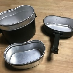ドイツ軍タイプのレプリカ飯盒の画像