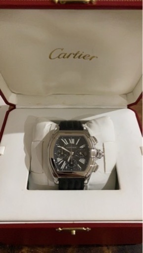 売約済‼️カルティエ　ロードスター　クロノグラフ黒文字盤　ロレックス　オメガ　ウブロ