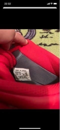NIKEスニーカー　赤