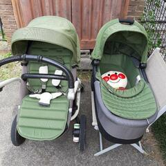 Britax affinity ベビーカー　新生児キャリー　レインカバー付