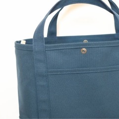 【一時停止】★新品未使用★帆布トートバッグ★Lサイズ★紺青★の画像