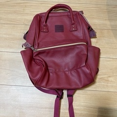 anello リュックサック　ワイン