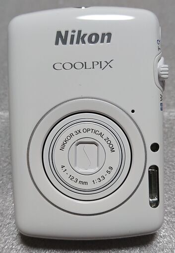 《売却済》【ﾃﾞｼﾞｶﾒ】 美品！Nikon COOLPIX S01（ﾎﾜｲﾄ）