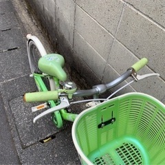 【子供車】22インチ　ブリヂストン製　エコパル　変速なし　若林自転車　膳所　SALE❗️の画像