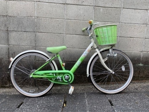 【子供車】22インチ　ブリヂストン製　エコパル　変速なし　若林自転車　膳所　SALE❗️