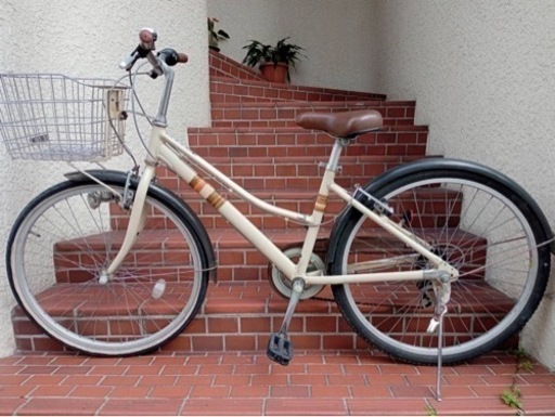 【整備済自転車】26インチ　6段変速付　Vブレーキ仕様　若林自転車　浜大津　SALE❗️