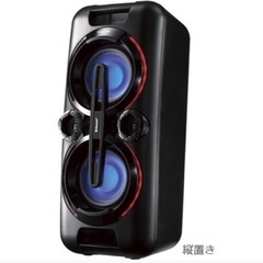 屋外用充電式大容量アンプ マイク2本付き!!