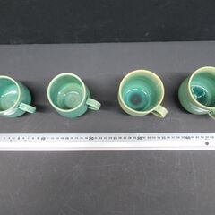 【陶器製】コーヒーカップ（4個）の画像