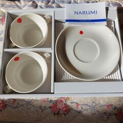 ナルミ NARUMI 高級ペアスープカップ＆ソーサー