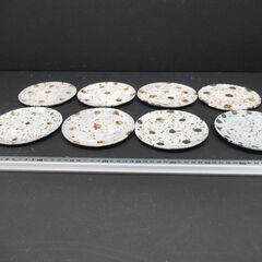 【陶器製】菓子皿（8枚）の画像