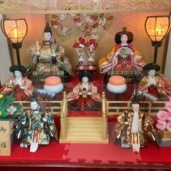 親王飾　雛人形(オルゴール)付き