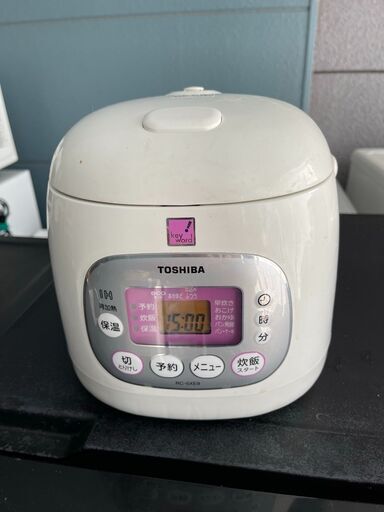 TOSHIBA　炊飯器　3合炊き　RC-5XE9　TO03