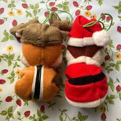［クリスマスグッズ］チップとデールぬいぐるみ（未使用）の画像