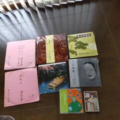 謡曲、琴曲、都々逸LP盤、能の本