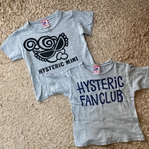 ヒステリックミニ　グレーＴシャツ2枚