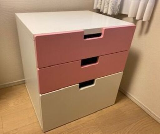IKEA STUVA 子供用収納（イケア　ストゥーバ）ピンク