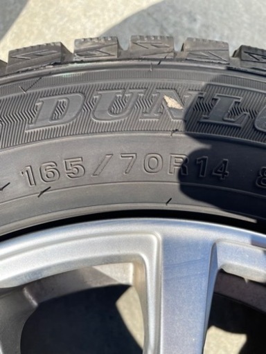 2019年製 スタッドレス 165/70R14 ダンロップ WM01 アクアヴィッツ等 