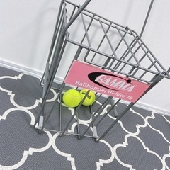 テニスボールホッパー テニスボールカゴの画像