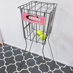 テニスボールホッパー テニスボールカゴの画像