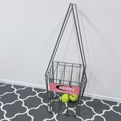 テニスボールホッパー テニスボールカゴの画像