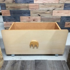 おもちゃ収納 ケース 木製 キャスター付き 移動もラクラク♪